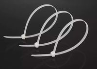 Cable Zip Ties 100 Pack Nylon Zip Self-Locking Wire ties 4+6 Inch, Width 0.14 inch,White