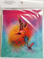 Melbert Microfiber Cleaning Cloth, Made in The USA, Hummingbird & Butterflies