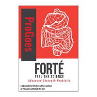ProGoes FORTÉ, 30 count - Scientifically Formulated and Tested Probiotics - Patented Micro-encapsulated Technology for Increased Delivery To the Gut - Formulated for Effective Digestive System Balance