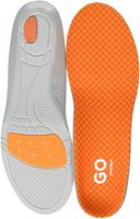 GO Comfort Work Insole, orange, Small, W: 6.5-9, M: 5.5-8 Regular US