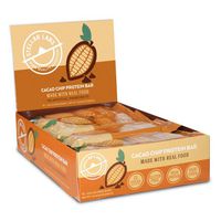 Stellar Labs Cacao Chip Grass Fed Whey Protein Bar, Gluten Free, High Protein, High Fiber, No Artificial Ingredients, 2.11oz, Pack of 12