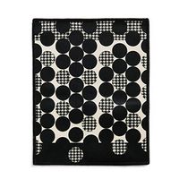 Dot Black and Cream 8 x 6 Polyester Microfiber Two Sided Eyeglass Cleaning Cloth