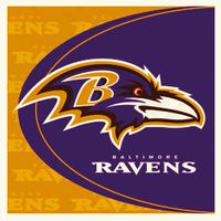 Baltimore Ravens Luncheon Napkins - 16 per Unit