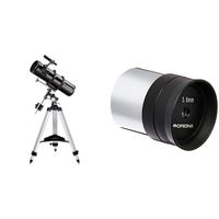 Orion 09007 SpaceProbe 130ST Equatorial Reflector Telescope (Black) &  8200 3.6mm E-Series Telescope Eyepiece