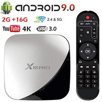NewPal Android TV Box, X88Pro Smart Android 9.0 4K TV Box 2G 16G Stream Media Player Support 2.4G/5G WiFi