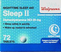 Walgreens Sleep II Nighttime Sleep-Aid Tablets, 72 ea