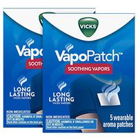 Vicks Vapopatch With Long Lasting Soothing Vapors, 2 boxes of 5 (10 Patches Total)