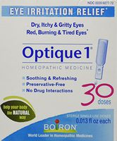 Boiron Optique 1 Eye Drops, 30 Single-use Doses, Homeopathic Medicine for Eye Irritation