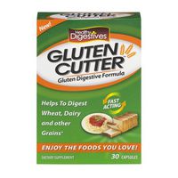 Healthy Digestives Gluten Cutter enzyme formula - Helps Improve your bodies Gluten digestion and assist in breaking down Wheat, Dairy and Other Grains - 30 Servings, Capsules (Pack of 2) bhZ*jc