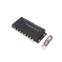 uxcell 1 Input 8 Video Output Controll Channel Booster Amplifier Splitter for Auto Car