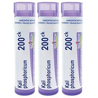 Boiron Kali phosphoricum 200ck, 80 pellets, homeopathic Medicine for Tension Headaches, 3 Count