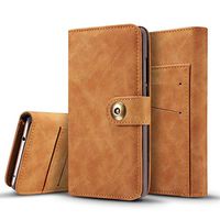 JUNXI Phone case Phone Cover Retro Magnetic Detachable Horizontal Flip Leather Case for Huawei P30 Pro, with Card Slots & Wallet & Photo Frame (Green) Full Body Protection (Color : Yellow)