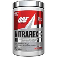 GAT Sport Nitraflex + C Creatine Preworkout Supplement 30 Servings, 14.8 oz (Cherry Limeade)