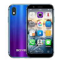 Smart Phone SOYES XS, 3GB+32GB, 3.2 inch Android 6.0 MTK6737 Quad Core up to 1.3GHz, Dual SIM, Bluetooth, WiFi, GPS, Network: 4G, Support Google Play (Black) Carrier Cell Phone (Color : Colour)