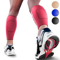 Calf Compression Sleeves by SPARTHOS (Pair) – Leg Compression Socks for Men and Women – Shin Splint Calf Pain Relief Calf Medical Leg Pain and Cramps Recovery Varicose Veins (Pink-S)