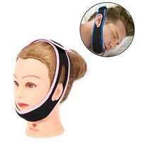 Sleeping Anti Snore Belt, Chinstrap Snore Stop Headband Chin Pine Support Strap for Men and Women(Black + Pink)