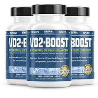 VO2 Boost. Natural Endurance and Oxygen Booster Performance Enhancer to Increase VO2 max w/Rhodiola Rosea, B12, and Alpha Lipoic Acid (120 Capsules) (90 Day Supply (Save 45))