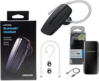 Samsung HM1350 Bluetooth Headset - Samsung Power Sharing Cable & Battery Kit (Retail Packing)