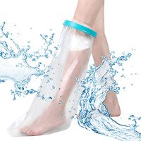 Adult Leg Cast Covers for Shower, Waterproof Cast Protector Keep Bandage Dry Reusable Watertight Seal Cast Bag for Broken Knee, Foot, Ankle Wound, Burns 24 Inches