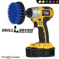 Boat Accessories - Marine - Drill Brush - 4 Inch Diameter Boat Brush - Yacht - Sail - Kayak - Canoe - Jet Ski - Pontoon - Deck Brush - Carpet Cleaner - Fiberglass - Gel Coat - Aluminum - Spin Brush