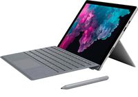 2019 Surface Pro 6 12.3" Touchscreen (2736 x 1824) Latest Model Tablet PC W/Platinum Signature Type Cover | Intel Quad-Core i5-8250U | 8GB RAM | 128GB SSD | Surface Active Stylus Pen | Windows 10