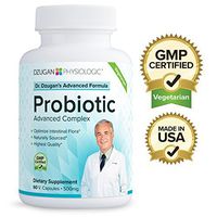 Dr. Dzugan's Advanced Probiotic Formula :: GMP Certified, Vegetarian :: 500mg 90 Veg. Caps :: Optimize intestinal Flora
