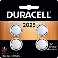 Duracell Keyless Entry Battery Dl2025 4 Pack