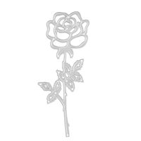 ZbFwmx Romantic Rose Cutting Dies Stencils DIY Scrapbook Album Paper Card Embossing Craft