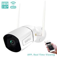 TVPsii Outdoor Security Camera Wireless 3MP Wifi IP Camera Surveillance Camera System Home Security Camera with Onvif