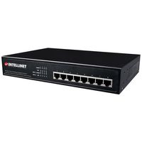 1 - 8-Port PoE+ Desktop Gigabit Switch, Provides power & data connection for up to 8 PoE (Power over Ethernet) network devices , Saves time & money by delivering data & power via existing network cables , 560641