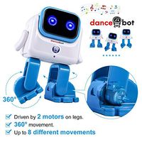 Novelty Bluetooth Dancing Robot Speaker 5W Wireless Portable Speaker Robot for Kids/Adults (Blue)