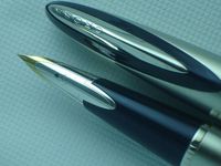 Cross Verve Platinum Fountain Pen with Broad Nib. from The First Stroke on The Page Until You've Finished Your Thoughts, The Verve Commands Attention.