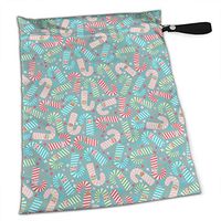 TYITCB Cane of Cane Candy Waterproof Reusable Snack Bag Large Capacity