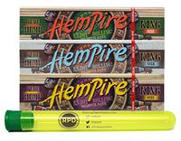 Hempire King Size Rolling Papers (50 Packs/Box) with Rolling Paper Depot KewlTube