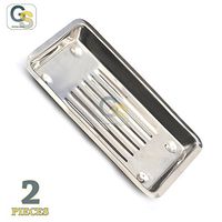 G.S 2 Premium Scaler Tray CURETTES, Explorers, Mirrors, Probes, Dental Instruments Best Quality