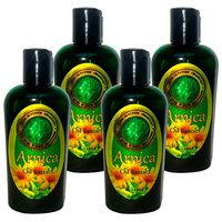(Pack of 4) 4oz ARNICA Montana Oil Extract - HIGH ALTITUDE ORGANICS - Muscle & Joint Pain - Anti-inflammatory Neck & Back Pain Relief, Sprains, Fractures, Sunburn, Bruise, Sore Muscles Remedy, Sports
