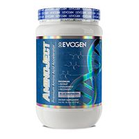 Evogen AminoJect, Vegan Fermented Plant Based BCAA, Glutamine, Citrulline Powder, Blue Raspberry, 30 Servings