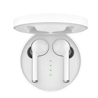 [2019 Version] Bullker True Wireless Bluetooth Earbuds 5.0 TWS Bluetooth in-Ear Headphones Wireless Earphones Stereo Sound Deep Bass with Charging case - White