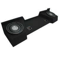Compatible with 2007-2013 Chevy Silverado Ext Cab Truck Harmony F124 Dual 12" Sub Box Enclosure