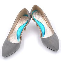 Arch Support Shoe Inserts for Women High Heels - Relief Pain from Plantar Fasciitis, Low Arch,Flat Feet (Size 8 or Less) (Blue)
