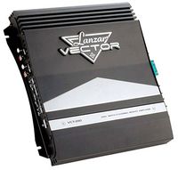 2-Channel High Power MOSFET Amplifier - Slim 1000 Watt Bridgeable Mono Stereo 2 Channel Car Audio Amplifier w/ Crossover Frequency and Bass Boost Control, RCA input and Line Output - Lanzar VCT2110