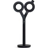 Minimalist Box Cutter Scissors with Base, Black