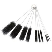 DXG Cleaning Brushes, 8.2 Inch Nylon Tube Brush Set Pipe Cleaner Set for Drinking Straws, Glasses, Keyboards, Jewelry Cleaning, Set of 10