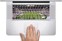 Penn State Football Stadium Macbook Keyboard Decals (Fits 13, 15 inch Air/Pro/Retina) by Compass Litho