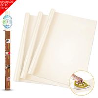 SS SHOVAN 3 Pieces White PTFE Teflon Sheet for Heat Press Transfer Sheet 16 x 16" Non Stick Heat Transfer Paper Resistant Washable Reusable Baking Sheet Craft Mat