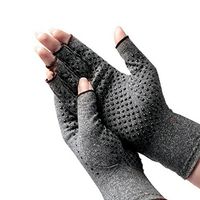 Vinmax Arthritis Gloves Thermal Fingerless Gloves Cotton and Spandex Arthritis Rehabilitation Bumps Training Nursing Grip Gloves For Hands Warm & Arthritic Pain Relief (S)