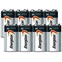 8 Energizer Max 9V Batteries, The Perfect Choice of Power for All 9V Battery Operated Devices