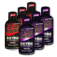 5 Hour Energy, 6 Extra Strength Berry + 6 Extra Strength Grape 12 Count