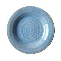 Bowl 10.5 inch profiled Ceramic Plate/Western Pasta Dish/Fruit Salad Plate/Soup Plate/Breakfast Plate/Household Dish Household tableware, retro bowl