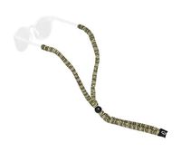 Chums Original Standard Green/Tan Strips Cotton Eyewear Retainer